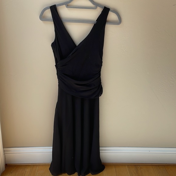 J. Crew Dress Size petite small 100% silk chiffon - Picture 3 of 6